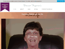 Tablet Screenshot of brewerhypnosis.com